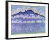 Andey Mountain, Vue from Bonneville, 1909-Ferdinand Hodler-Framed Giclee Print