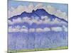 Andey Mountain, Vue from Bonneville, 1909-Ferdinand Hodler-Mounted Giclee Print