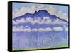 Andey Mountain, Vue from Bonneville, 1909-Ferdinand Hodler-Framed Stretched Canvas