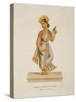 Andjana, Wife of Vayu Engraved by C. De Motte (1785-1836)-null-Stretched Canvas