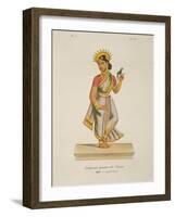 Andjana, Wife of Vayu Engraved by C. De Motte (1785-1836)-null-Framed Giclee Print