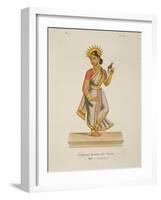 Andjana, Wife of Vayu Engraved by C. De Motte (1785-1836)-null-Framed Giclee Print