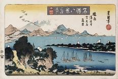 Tanokuchi in Bizen Province, August 1858-Utagawa Hiroshige-Framed Giclee Print