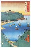 Descending Geese, Miho', from the Series 'Eight Views of Famous Places'-Ando Hiroshige-Giclee Print