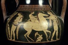 Attic White-Figure Amphora Depicting Amazons Preparing for Battle, circa 525-520 BC-Andokides-Giclee Print