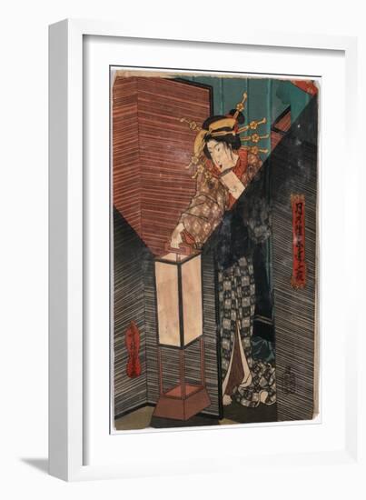 Andon-Utagawa Toyokuni-Framed Giclee Print