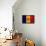 Andorra Flag Design with Wood Patterning - Flags of the World Series-Philippe Hugonnard-Framed Stretched Canvas displayed on a wall