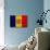 Andorra Flag Design with Wood Patterning - Flags of the World Series-Philippe Hugonnard-Art Print displayed on a wall