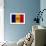 Andorra Flag Design with Wood Patterning - Flags of the World Series-Philippe Hugonnard-Framed Art Print displayed on a wall