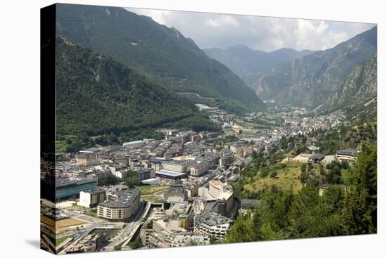 Andorra La Vella, Capital City of Andorra State-Tony Waltham-Stretched Canvas