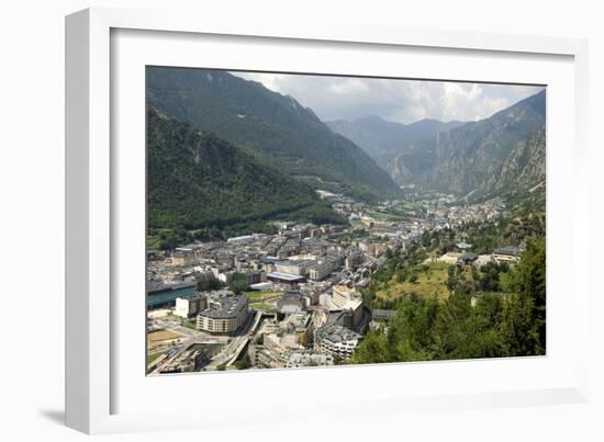 Andorra La Vella, Capital City of Andorra State-Tony Waltham-Framed Photographic Print