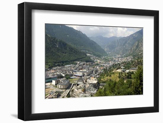 Andorra La Vella, Capital City of Andorra State-Tony Waltham-Framed Photographic Print