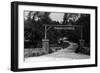 Andover, New Hampshire - View of the Ragged Mountain Fish and Game Club Entrance, c.1946-Lantern Press-Framed Art Print