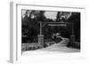 Andover, New Hampshire - View of the Ragged Mountain Fish and Game Club Entrance, c.1946-Lantern Press-Framed Art Print