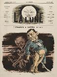 Alexandre Dumas Fils French Writer-Andr? Gill-Framed Art Print