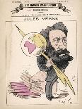 Jules Verne French Science Fiction Writer-Andr? Gill-Photographic Print