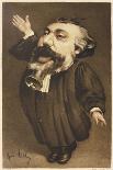 Jules Verne French Science Fiction Writer-Andr? Gill-Photographic Print