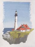 Portland Head Lighthouse, Maine, Usa, 1997-Andras Kaldor-Giclee Print