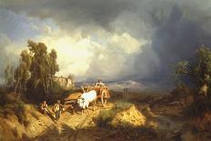 Wheat Harvest-Andras Marko-Stretched Canvas