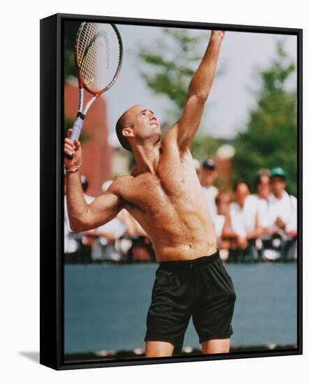 Andre Agassi-null-Framed Stretched Canvas