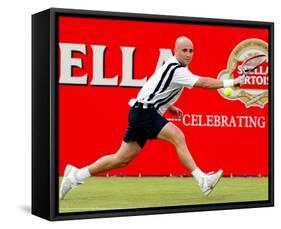 Andre Agassi-null-Framed Stretched Canvas