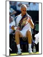 Andre Agassi-null-Mounted Photo