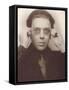Andre Breton with Glasses-null-Framed Stretched Canvas