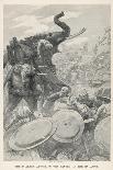 The Hoplitodromos or Warriors' Race-Andre Castaigne-Art Print