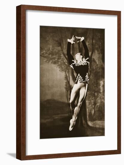 Andre Eglevsky in Swan Lake, from 'Grand Ballet De Monte-Carlo', 1949 (Photogravure)-French Photographer-Framed Giclee Print