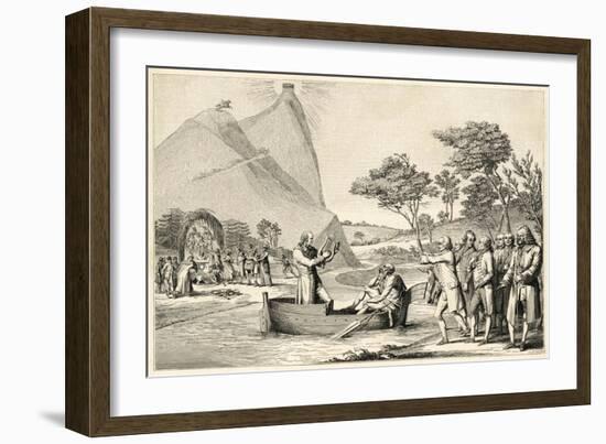 Andre-Ernest-Modeste Gretry French Composer Arriving in the Elysian Fields-null-Framed Art Print