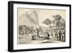 Andre-Ernest-Modeste Gretry French Composer Arriving in the Elysian Fields-null-Framed Art Print