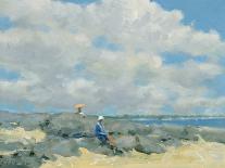 Rocks at Compo Beach-Andre Gisson-Giclee Print