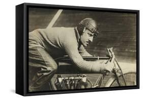 Andre Grapperon was a French Champion Motorcyclist in 1913-null-Framed Stretched Canvas