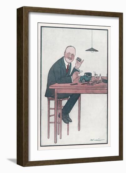 Andre-Gustave Citroen French Car Manufacturer-Barrere-Framed Photographic Print