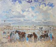 Voilier, Deauville-Andre Hambourg-Art Print