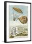 Andre-Jacques Garnerin Descending from a Balloon by Parachute, 1797-null-Framed Giclee Print