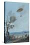 Andre-Jacques Garnerin Descending in Parachute-null-Stretched Canvas