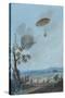 Andre-Jacques Garnerin Descending in Parachute-null-Stretched Canvas