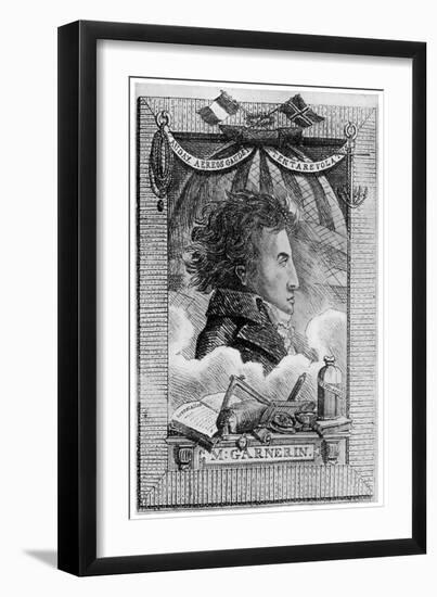 Andre Jacques Garnerin, French Aeronaut and the First Parachutist, C1800-null-Framed Giclee Print
