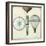 André-Jacques Garnerin's Parachute, 1797-Science Source-Framed Premium Giclee Print