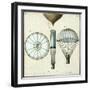 André-Jacques Garnerin's Parachute, 1797-Science Source-Framed Premium Giclee Print