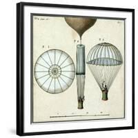 André-Jacques Garnerin's Parachute, 1797-Science Source-Framed Giclee Print