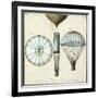 André-Jacques Garnerin's Parachute, 1797-Science Source-Framed Giclee Print