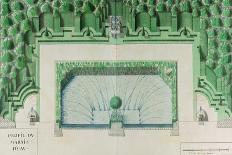 Ms 1307/52 Design for the Baths of Apollo at Versailles-Andre Le Notre-Framed Giclee Print