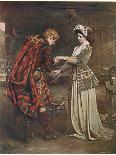 Prince Charles Edward Stuart Bids Farewell to Flora Macdonald Who Aided His Escape-Andre & Sleigh-Framed Photographic Print