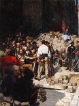 Barricade, the Paris Commune, May 1871-André Victor Édouard Devambez-Mounted Giclee Print