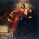 Madonna and Child with Saint Anthony of Padua, 1660S-Andrea Celesti-Giclee Print