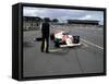 Andrea De Cesaris in a Mclaren-Cosworth MP4, British Grand Prix, Silverstone, 1981-null-Framed Stretched Canvas