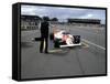 Andrea De Cesaris in a Mclaren-Cosworth MP4, British Grand Prix, Silverstone, 1981-null-Framed Stretched Canvas