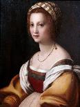 Lady with Book of Verse by Petrarch, c.1515-25-Andrea del Sarto-Giclee Print